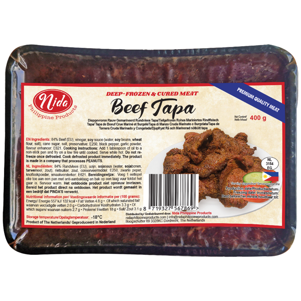 Beef Tapa 400gr Nida Brand